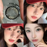 2pcs Natural Blue Lens Colored Prescription Contact Lenses for Eyes Beauty Pupils Myopia Eye Color Lenses Violet Lenses