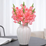10Pc/lot Faux Violet Silk Flower Wedding Decoration Bouquet Snapdragon Fake Flowers Wedding Party Table Floral Decor Accessories