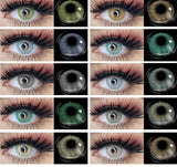 1 Pair Color Contact Lenses for Eyes Natural Brown Lenses Beauty Fashion Monet Lense Blue Lenses Green Eye Contact