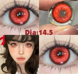 2Pcs New Pattern Color Colored Contact Soft Circular Lenses Beauty Pupil Eyes Makeup High Quality Halloween  Cosplay