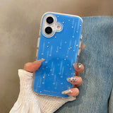 Fashion Meteor Shower Shining Glitter Shockproof Bumper Case For iPhone 16 15 14 13 12 Pro Max Phone Back Cover