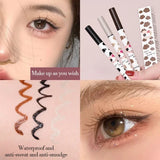 Liquid Eyeliner Lying Silkworm Eyelash Pen Quick Dry Waterproof Long-lasting Black Brown Eyeliner Pencil Beauty Eyes Makeup Tool