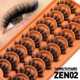Lashes 3D Mink Lashes Fluffy Reusable Lashes Mink False Eyelashes Soft Wispy Natural Cross Eyelash Extension Makeup