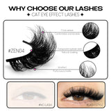 Fluffy lashes 3D Faux Mink Lashes Natural False Eyelashes Dramatic Soft Volume Lashes Eyelash Extension Makeup