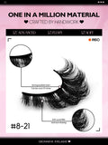 False Eyelashes Cat Eye Fluffy Faux Mink Lashes Wispy Lashes Dramatic Long Thick Volume Mink False Eyelashes Makeup
