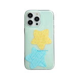 Ins Korean Style Girl Cute Star Lovely Phone Case for IPhone 16 15 14 Pro Max 13 16Pro 15Pro 14Pro Stylish Soft Cover Case Funda