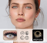 1 Pair Color Contact Lenses for Eyes Natural Brown Lenses Beauty Fashion Monet Lense Blue Lenses Green Eye Contact
