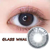 Soft Colored Contact Lens Mate Case Portable Eye Lenses Box Travel Kits Glass Whale