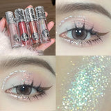 Highlight Eyeshadow Liquid Glitter Sequins Clear Eyeshadow Shiny Long-lasting Waterproof Ballet Style Korean Girl New Eye Makeup