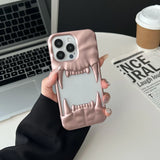 Cool 3D Canine Tooth Hollow Dissipate Heat Phone Case For iPhone 16 15 14 13 12 11 Pro Max White Shockproof Soft Silicone Cover