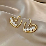 Quality Cute Heart Earrings For Women Jewelry Female Stud Earring Female Party Accessories Charm Princess