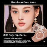 Flower Knows All series Swan Ballet Velvet Embossed Blush Matte Makeup Pressed Blusher Powder Pallet Women Gift Set