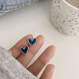 Quality Cute Heart Earrings For Women Jewelry Female Stud Earring Female Party Accessories Charm Princess