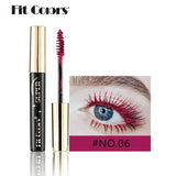 14 Color Color Mascara Thick Curl Waterproof Non-smudding Stage Makeup Natural Lasting Purple White Red