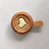 3D Fridge Magnets with Magnet Backing and Simulated Bread Design for Notifications and Decoration Simulated Food Fridge Magnets