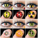 Color Contact Lenses Year Color Lens Eyes Cosplay Anime Accessories Cosmetics Colored Contacts 2pcs Eye Contacts Contact Lenses