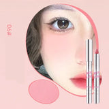 Pink Blush Pencil Shadow Pen Facial Cheek Expanding & Shrinking Color Rouge Cream Blush Sweet Cool Girl Style Korea Makeup Stick
