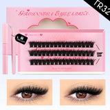 Cluster Lashes Kit Manga Lashes Natural Eyelash extension Cluster Natural Volume Individual Lashes Mixed Tray Lashes