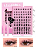 Cluster Lashes Kit Manga Lashes Natural Eyelash extension Cluster Natural Volume Individual Lashes Mixed Tray Lashes