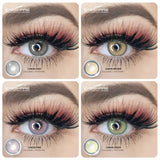 EYESHARE Eye Contact Lenses 2pcs Colored Contact Lenses For Eyes Color Cosmetic Blue Color Contact Lens Yearly Beauty Eye Makeup