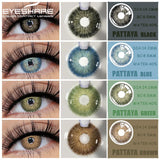 EYESHARE Color Contact Lenses 1 Pair Colored Contact Lenses for Eyes Colorful Eyes Lenses Yearly Beauty Makeup Eye Contacts Lens