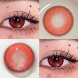 1 Pair/2pcs Vampire Lenses Sick Mary Red Cosplay Contact Lenses for Eyes Anime Colored Eye Lenses for Myopia Yearly Use