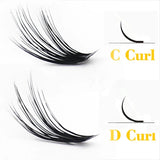 20D/30D Mink Eyelashes 1 Box/60 Bundles Natural Eyelash extension 3D Russia Individual Eyelash Cluster Makeup Tools Lashes Cilia