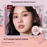 Flower Knows All series Swan Ballet Velvet Embossed Blush Matte Makeup Pressed Blusher Powder Pallet Women Gift Set