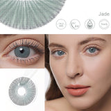 Colored Contacts Lens Case Clip Stick Tweezers Combination Box Piece Set Natural Color Lenses With