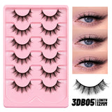 Fluffy Eyelashes 3D Mink False Lashes Fluffy Soft Cross Manga Lashes Wispy Volume Mink Lashes Dramatic Makeup