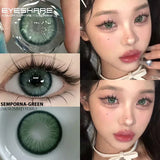 Eyeshare Natural Colored Contact Lenses For Eyes 1Pair New Blue Colorful Green Fashion Lens