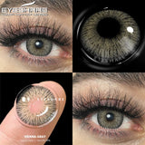 EYESHARE Natural Colored Eye Lenses 1pair Gray Pupils Lenses Blue Contact Lenses Brown Contacts Yearly Cosmetic Green Eye Lens