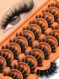 Fluffy lashes 3D Faux Mink Lashes Natural False Eyelashes Dramatic Soft Volume Lashes Eyelash Extension Makeup