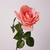 5Pcs High-end Moisturizing Latex Artificial Flowers Rose Real Touch Roses Bridal Bouquet Wedding Decor Home Party Table Floral