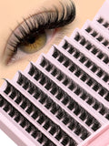Eyelash Clusters Kit DIY Lash Extension Kit Lash Bond And Seal And Eyelash Tweezers With Waterproof Strong Hold
