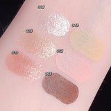 Glitter Silver Lying Silkworm Pen Color Natural Brightening Eye Shadow Pencil Shimmer Glue Eyeliner Waterproof Korean Makeup