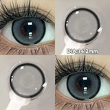 2pcs Cyberpunk Blue Contact Lenses for Eyes Fashion Color Pupils Beauty Eye Color lenses Natural Gray Lens Myopia Lenses
