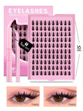 Cluster Lashes Kit Manga Lashes Natural Eyelash extension Cluster Natural Volume Individual Lashes Mixed Tray Lashes