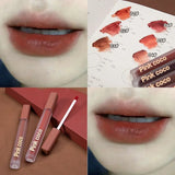 6 Colors Velvet Matte Lipgloss Waterproof Long Lasting Sexy Non-Stick Cup Lip Glaze Makeup Beauty Lips Cheek Rouge Tint Cosmetic
