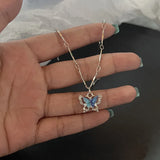 Bowknot Star Moon Pendant Necklaces for Women Simple Clavicle Chain Fashion Jewelry Accessories