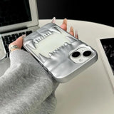 Cool 3D Canine Tooth Hollow Dissipate Heat Phone Case For iPhone 16 15 14 13 12 11 Pro Max White Shockproof Soft Silicone Cover