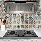 PVC Home Floor Decoration Stickers European Style Oil Proof Self Adhesive Waterproof Sticker Kitchen Furniture Stickers Bathroom