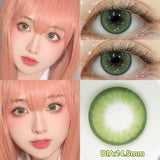 2PCS Blue Cosplay Series Colored Contact Lenses for Eyes With Prescription Cosmetics Pupils Eye Color Lenses Myopia Lens
