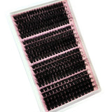 340/390pcs 40D-160D Mix 5D Fluffy Individual Lashes Clusters Extensions False Eyelash DIY at Home Cluster Makeup Eyelash Tools