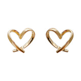 Quality Cute Heart Earrings For Women Jewelry Female Stud Earring Female Party Accessories Charm Princess