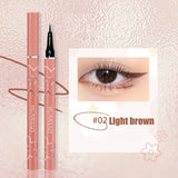 4 Colors Black Matte Liquid Eyeliner Waterproof Lasting Colorful Red Brown Quickily Drying Eyeliner Pencil Eyes Makeup Cosmetics