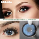 1Pair Color Contact Lens Pupils High Quality Cosmetic Blue Gray Makeup Myopia Degree -0.00 to -8.00 Fast Shipping
