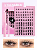 Cluster Lashes Kit Manga Lashes Natural Eyelash extension Cluster Natural Volume Individual Lashes Mixed Tray Lashes