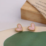 Quality Cute Heart Earrings For Women Jewelry Female Stud Earring Female Party Accessories Charm Princess