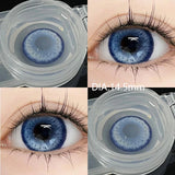 2Pcs New Pattern Color Colored Contact Soft Circular Lenses Beauty Pupil Blue Series Eyes Makeup Blue High Quality